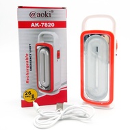 Lampu Emergency USB Super Terang - Aoki Ak - 7820A 26Smd Tube Dimmer