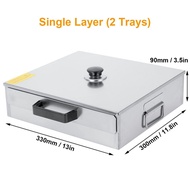 1/2 layers Stainless Steel Rice Noodle Roll Steamed Bun Steam Machine Vermicelli Roll Steaming Furna