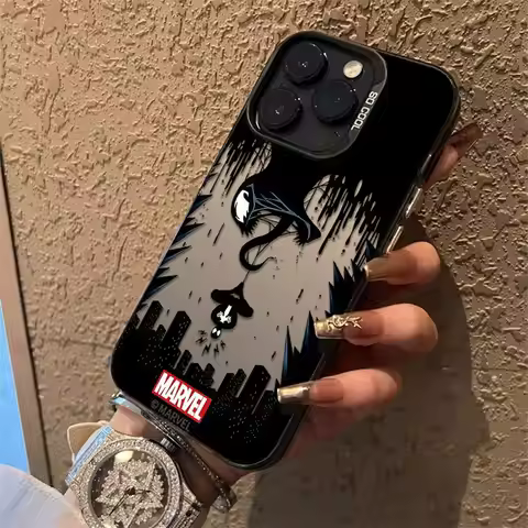 Hot Marvel Spider Man Cool Phone Case For iPhone 16 15 14 12 11 13 Pro Max Mini High Quality Shell F