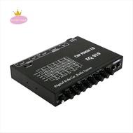 EQ-819 Multifunctional Car Equalizer Multifunctional Car Audio EQ Tuning Crossover Amplifier Paramet
