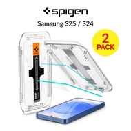 [2 Pack] Spigen Samsung S25 / S24 Screen Protector Glas.tR EZ Fit  6.2” Galaxy S25 / S24 Tempered Gl