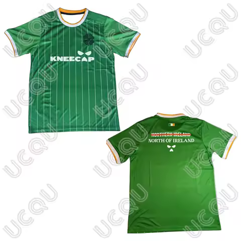 2026 Kneecap Jersey North Of Ireland Celtic FC Jersey Quick-Drying And Breathable Kids Adults T-Shir
