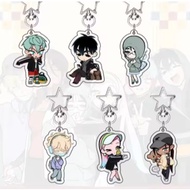 ALIEN STAGE anime keychain – characters Mizi, Sua, Till, Ivan, Hyuna, Luka; cosplay accessories, fan