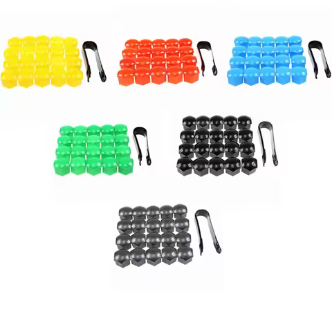 20PCS Wheel Lug Nut Center Cover Caps 321601173A + Removal Tool 8D0012244A For VW Golf Passat Audi A