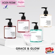 GRACE AND GLOW Bath Body Wash Original Sabun Mandi Cair Wangi Parfum English Pear Rouge Grace &amp; Glow Bath &amp; Body Wash With Perfume Sabun Mandi Mencerahkan Atasi Jerawat Punggung Collagen