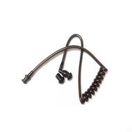 Detachable Replacement Black Acoustic Tube, Clear Coil for Baofeng Walkie Talkie, Secret Earphone Ea