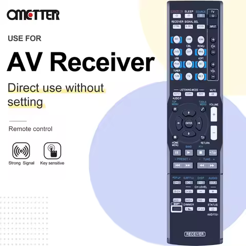 New Remote Ccontrol AXD7721 For Pioneer AV Receiver VSX-45 VSX-44 VSX-454 VSX-824 VSX-830 VSX-830-K 