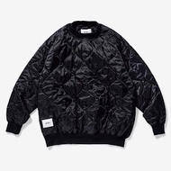 WTAPS WLJ NYLON RIPSTOP QUILTED MILITARY M-65 LINER CREW JACKET WTVUA CLASSIC LOGO PATCH QUILT ARMY 
