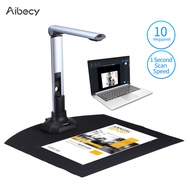 Aibecy BK52 Portable Book &amp; Document Camera Scanner Capture Size A3 HD 10 Mega-pixels USB 2.0 High Speed Scanner with L-ED Light for ID Cards Passport Books Watermarks Setting PDF Format Export