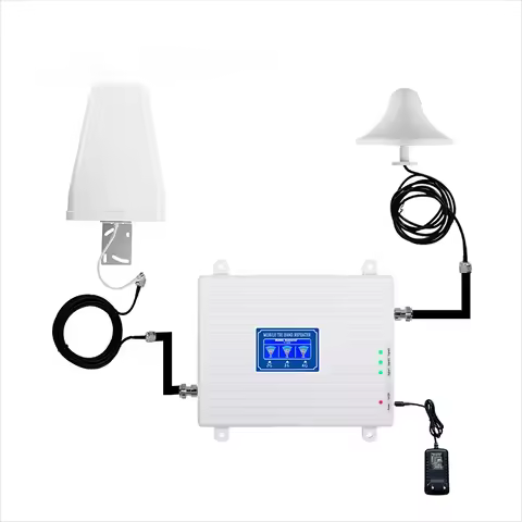 Outdoor Tri-band 900/1800/2.10 Quadrillion Signal Repeater Compatible with GSM 3G 4G 5g and Wi-fi Ne