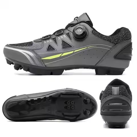 Men Mtb Cycling Shoes Mountain Footwear Bicycle Outdoor Cycle Sneaker Speed Winter Lock Cleats Shoes