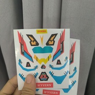 Pre-cut Super Bdaman decal sticker