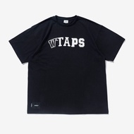 WTAPS Classic LOGO Print Cotton T-Shirt Short Sleeves