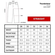 Celana Workpants Thunderbear - Bradley Black Straight BEST PRICE