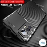 KK Xiaomi 12T 12TPro Carbon Fiber Casing Soft Silicone Phone Case For Xiaomi 12T Pro 12 T Xiaomi12T 