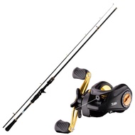 Malaysia Fishing Set Casting Fishing Rod M Power 7.2:1 Gear Ratio Casting Fishing Reel Left/Right Ha