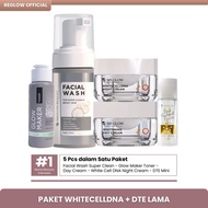 ORIGINAL Ms Glow WhiteCellDNA WCD + DTE Mini Skincare Package for Glowing and White Skin Bpom Bright