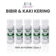 Seger & Co Gliserin Pelembab Kulit 25ml 5 Pcs Skin Treatment Untuk Kulit Kering & Kaki Pecah