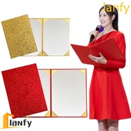 LANFY A3 A4 Art Paper Hardcover, Signing Contract High-end File Paper Page Folder, Durable Hosted Sp