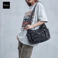 TRABELE Hobo Bag Zipper Closure Y2K Style Commute