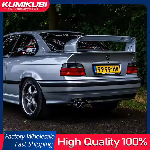 Rear Trunk Lid Boot Car Tuning Wing Spoiler For BMW E36 M3 GT Sedan Coupe 1990 91 92 93 94 95 96 97 