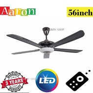 NSB Fan Xled 42inch/56inch Ceiling Fan Kipas Angin Sirim 4speed 3color LED Lightman