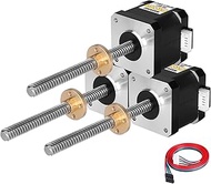 YEJMKJ 3 Pack Nema 17 Stepper Motor TR8x8 100mm with T8 Lead Screw 2 Phase 1.8βΒ°β High Torque 0.44Nm
