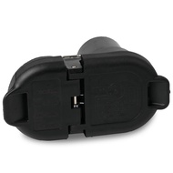 Trailer Brake Harness Towing 7-Pin Round/4-Pin Flat Plug Connector fits Ford FU5Z-14489-A