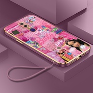 Barbie OPPO F11 Pro R17 Pro F17 Pro F19 Pro F15 F5 F7 Casing Color Cartoon Phone Case Silicone Cover