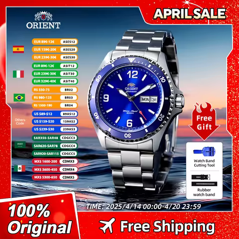 Orient Original Japanese watch Automatic Men Mechanical Watches Men's Watch Luxury Leisure 20Bar Wat