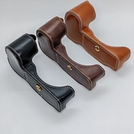 Z7II Camera Half Body Case For Nikon Z7II Z7 Z6II Z6 Z5 Z6 Protective PU Leather Cover Opening Botto