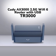 Cudy AX3000 2.5G Wifi 6 Router with USB (TR3000)