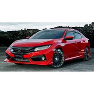 HONDA 2016-2021 CIVIC FC Convert SI FK7 Or FK4 Front Bumper MUGEN Front lip lips Front Diffuser (Glo