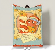 Twinkle Anime Flannel Blanket – Soft Cartoon Throw for Kids & Students