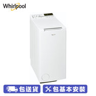 Whirlpool TDLR70223 「第6感」智能護色感應 / 7公斤 / 1200轉 上置滾桶式洗衣機 高效殺菌 高效除漬