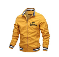 ZZOOI LONSDALE Autumn Fashion Jacket New Mens Windbreaker Bomber Jacket Mens Military Uniform Outdoo