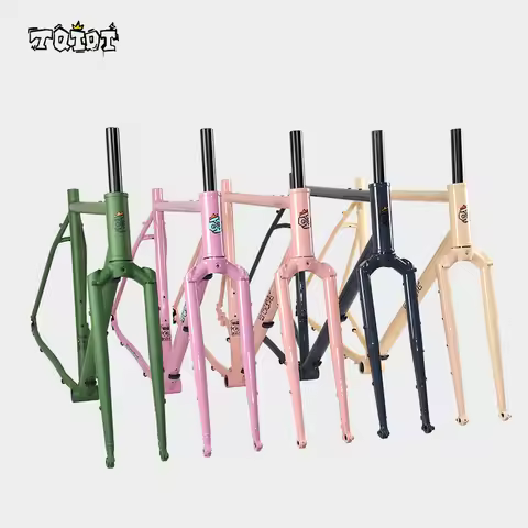 TQIQT Gravel Off-Road Bicycle Rack 700C Road Rack 4130 Chromium Molybdenum Steel Barrel Shaft Disc B