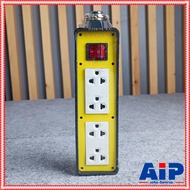2x6 Rubber Block + Double Ground Plug X2 S-260 Yellow Electric 2x6 Power Electrical Extension 2x6 Sh
