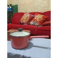 STS Series Enamel Saucepan 16cm and 18cm 1200ml