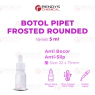 Frosted Glass Bottle 5 ML Frosted Glass Pipette Bottle 5 ML Frosted Glass Serum Bottle/ 5 ML Frosted