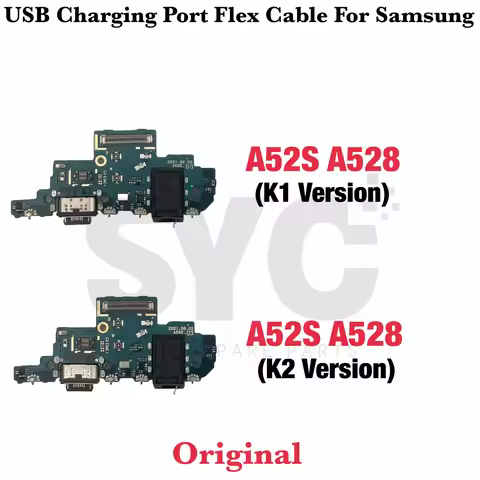 SYC Original USB Mic Sub Board Dock Charger Connector Quick Charging Port Flex Cable for Samsung Gal
