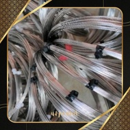 Mega dw-45 hj-64 STAINLESS WIRE SUS 304 SOFT TYPE 10 METERS LENGTH DIAMETER 0.3 / 0.4 / 0.5 / 0.6 /0