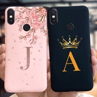 Luxury Crown Letters Painted Case Xiaomi Redmi Note 5 Pro Casing Soft Silicone Back Cover Xiomi Redmi Note5 5Pro Shell