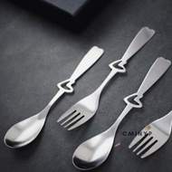 1Pc/Set Heart-shaped Stainless Steel Coffee Stirring Spoon Dessert Ice Cream Spoon Scoop Teaspoon Ki