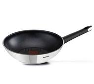 Tefal Induction Emotion Wok 28cm Special Triple Stainless Steel Frying Pan Wok