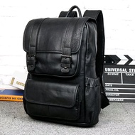 Genuine Leather Backpack Men's Bag Full Genuine Leather