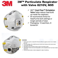 [ 3M ] (3MR8210 / 3MR8210V) N95 Particulate Respirator | Standard / With Valve | For Dusty Work