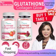 NATURE GLOW Glutathione Collagen Glow Gummies Whitening Gummies Anti-Aging Skin Glow Collagen Vitami