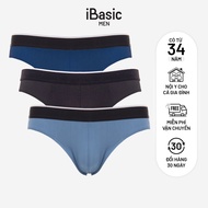 Combo 3 Quần lót nam thun lạnh iBasic brief poly co giãn thoải mái PANM006