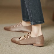 IELGY รองเท้ายางยืดรุ่น Cross Mary Jane รองเท้าผู้หญิงพื้นนุ่ม Kick รองเท้าเดี่ยว